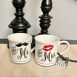 🆕Ceramic Mr & Mrs Mug Set